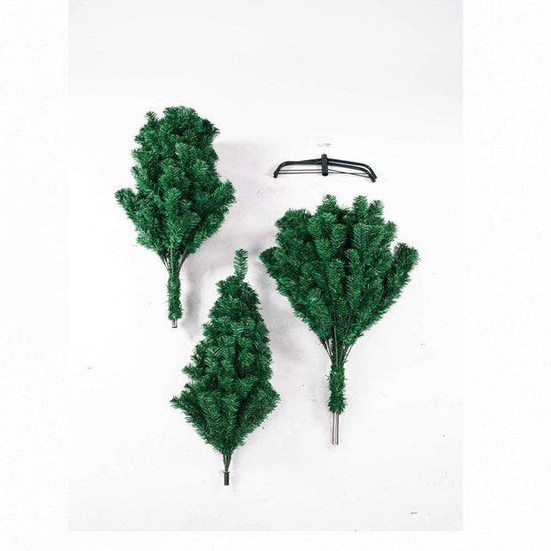 5.5FT Artificial Christmas Tree, Unlit Premium Hinged Spruce Xmas Tree With Solid Metal Stand, For Outdoor And Indoor Decor