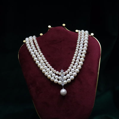Fashion Natural Freshwater Pearl Necklace Female