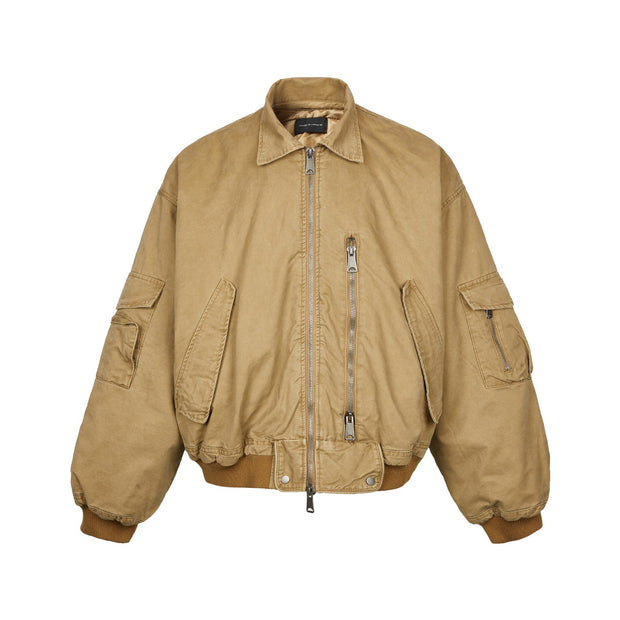 Bomber Jacket Coat Cotton-padded Jacket Men