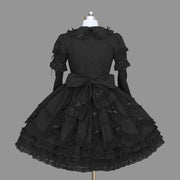 Female Gothic Sleeve Lapel Dress