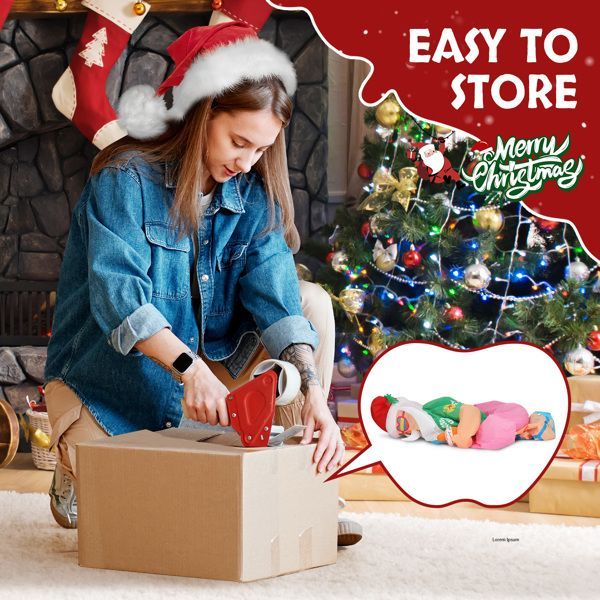 5.9 FT Lighted Christmas Inflatable Decoration, Inflatable Hawaii Santa Claus Outdoor Decoration, Funny Blow Up Yard Decorations With Built-in LED Lights For Holiday Party Front Yard Lawn Garden Decor