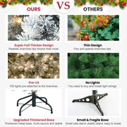 PVC, Christmas Tree, Christmas Decorations,  With Lights
