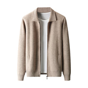Men's Autumn And Winter Wool Knit Cardigan Loose Outer Wear