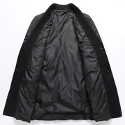 Light Luxury Men's Mid-length Down Jacket Dad Wear Winter Youth