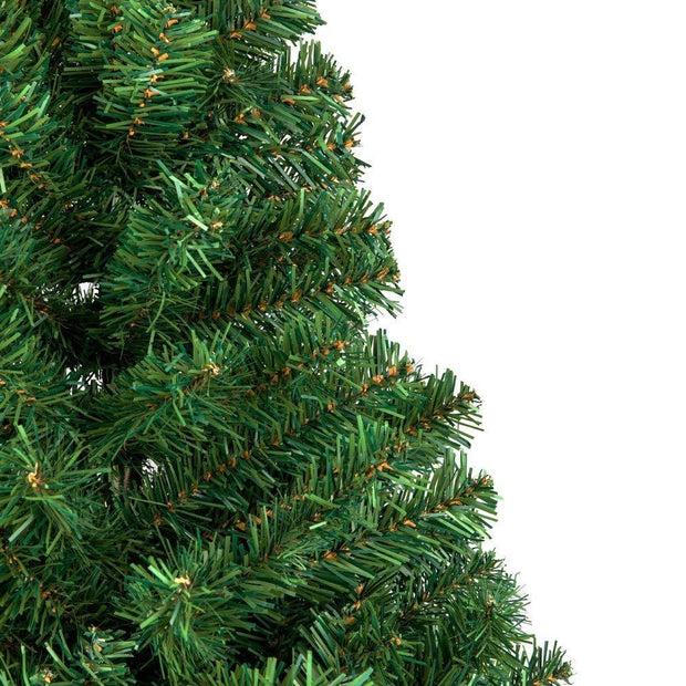 5.5FT Artificial Christmas Tree, Unlit Premium Hinged Spruce Xmas Tree With Solid Metal Stand, For Outdoor And Indoor Decor